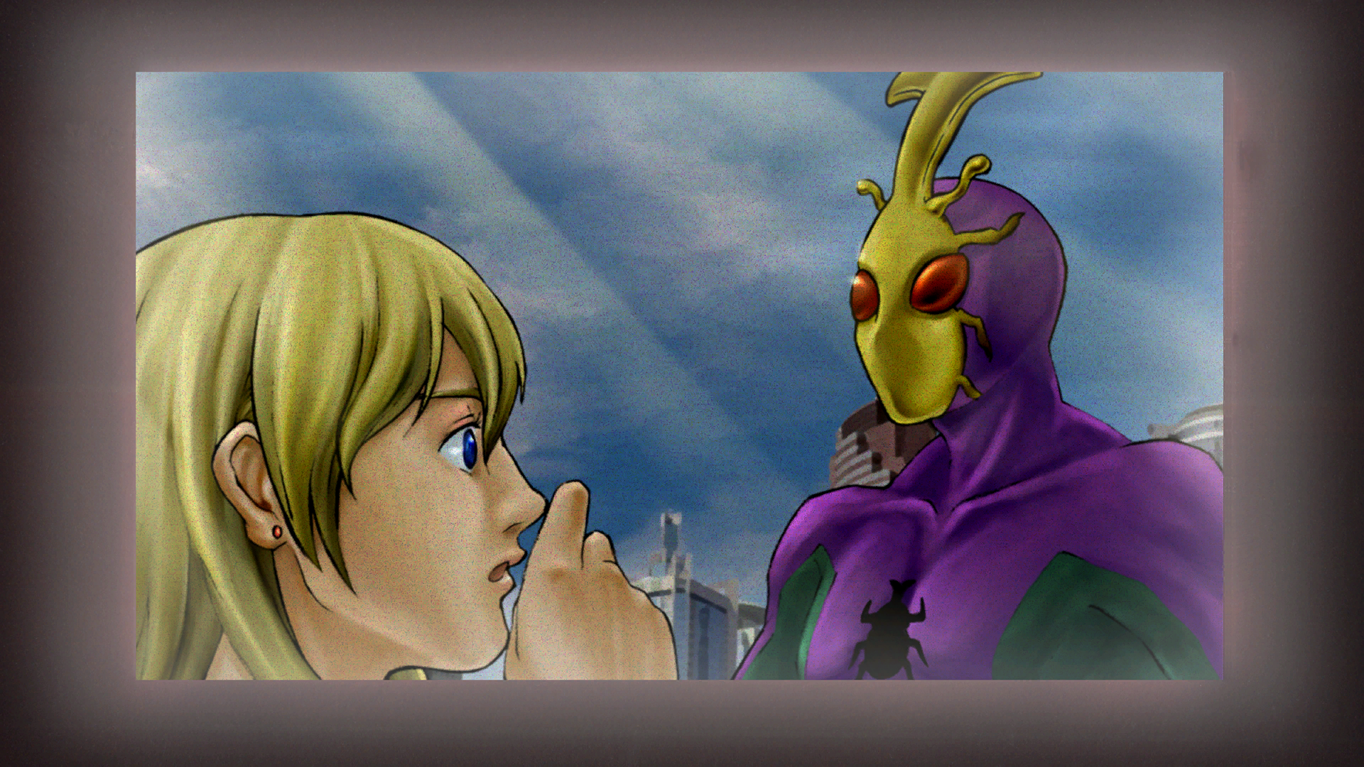 Movie scene for Cinema (Beetle Man)