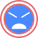 Angry face